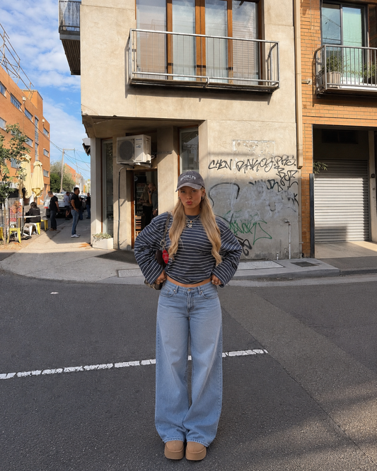KAYLIVA - Relaxed Wide-Leg Jeans